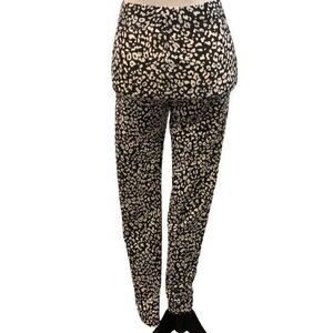 Old Navy Womens High Waisted Printed Ankle Leggings Size XS/TP Black White